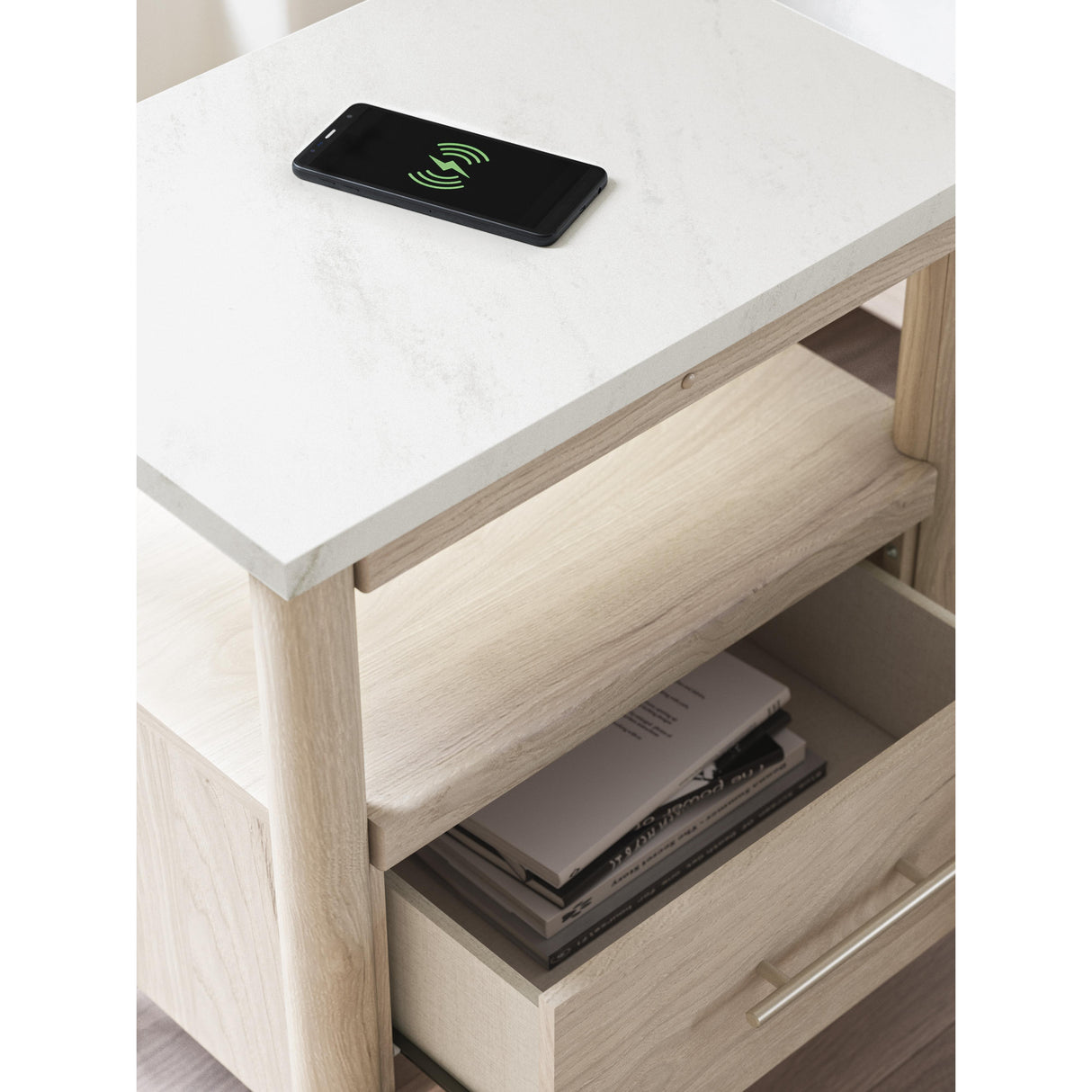  Signature Design by Ashley Cadmori B2615-91 One Drawer Night Stand IMAGE 10