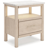  Signature Design by Ashley Cadmori B2615-91 One Drawer Night Stand IMAGE 3