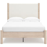  Signature Design by Ashley Cadmori B2615B8 Full Upholstered Panel Bed IMAGE 2