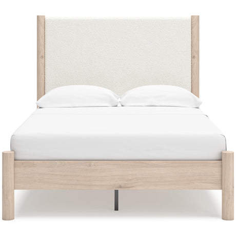  Signature Design by Ashley Cadmori B2615B8 Full Upholstered Panel Bed IMAGE 2