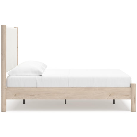  Signature Design by Ashley Cadmori B2615B8 Full Upholstered Panel Bed IMAGE 3