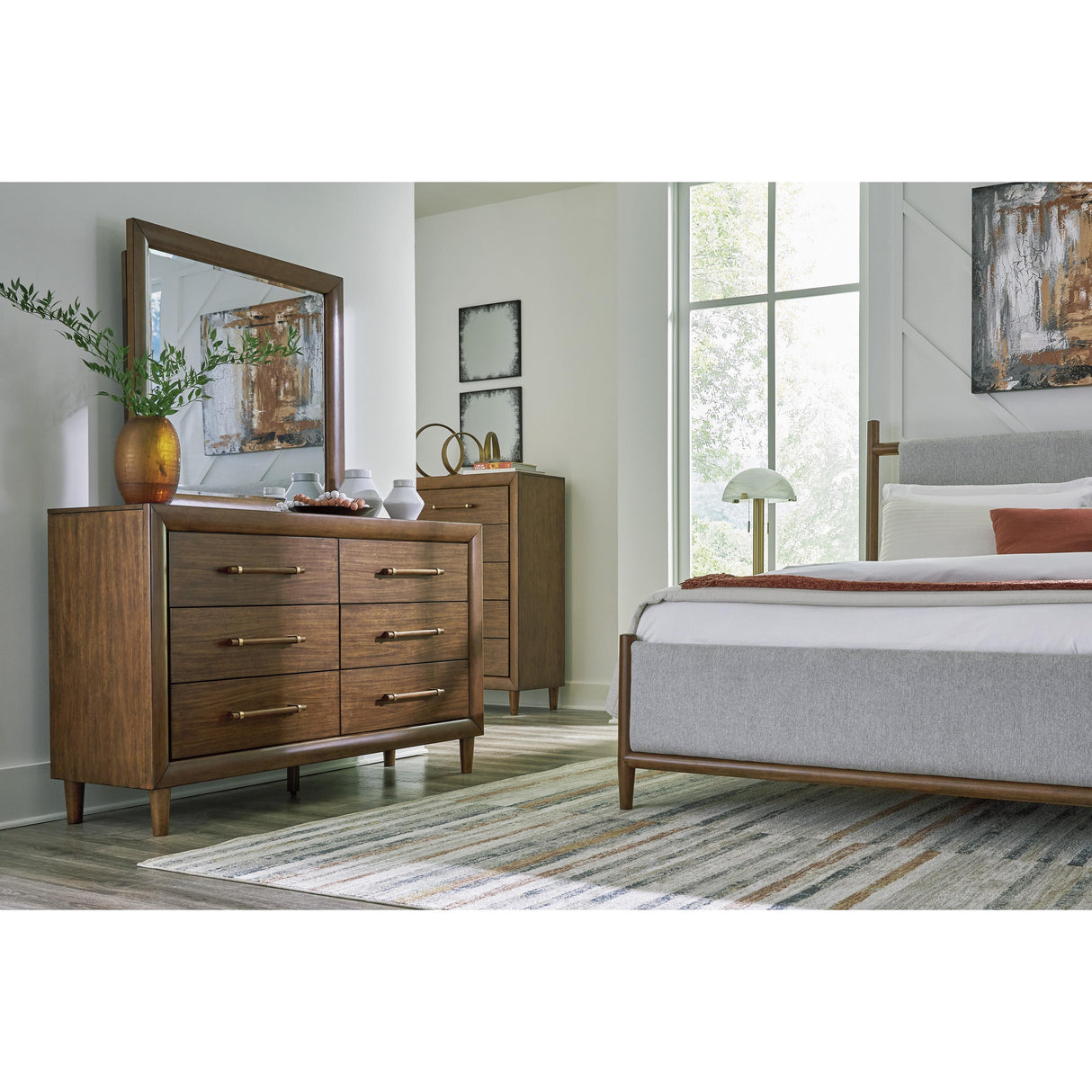  Signature Design by Ashley Lyncott B615B2 Queen Upholstered Panel Bed IMAGE 9