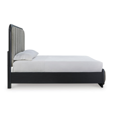  Signature Design by Ashley Rowanbeck B821B2 Queen Upholstered Panel Bed IMAGE 3