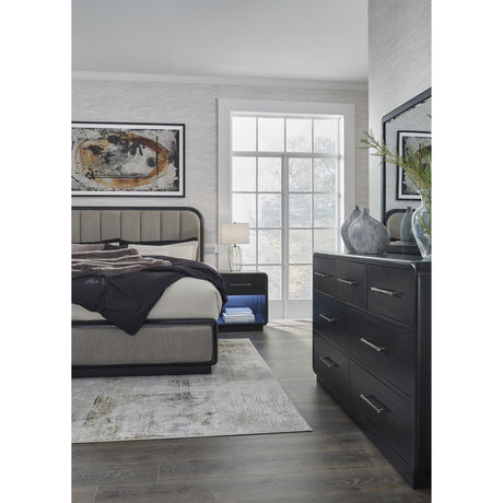  Signature Design by Ashley Rowanbeck B821B4 King Upholstered Panel Bed IMAGE 12
