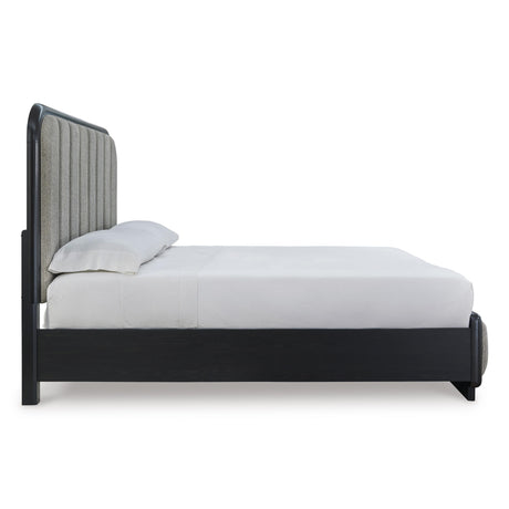  Signature Design by Ashley Rowanbeck B821B4 King Upholstered Panel Bed IMAGE 3