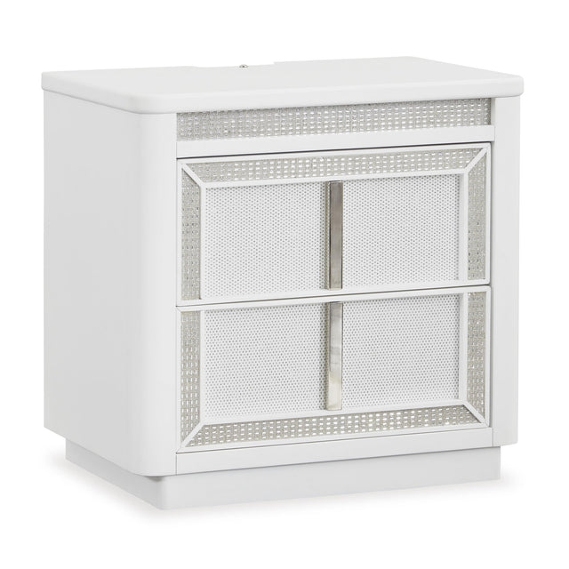  Signature Design by Ashley Chalanna B822-92 Two Drawer Night Stand IMAGE 1