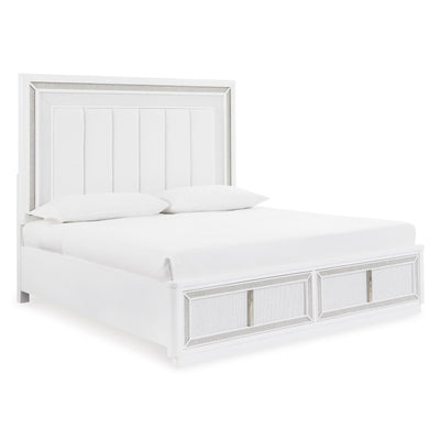  Signature Design by Ashley Chalanna B822B4 King Upholstered Storage Bed IMAGE 1