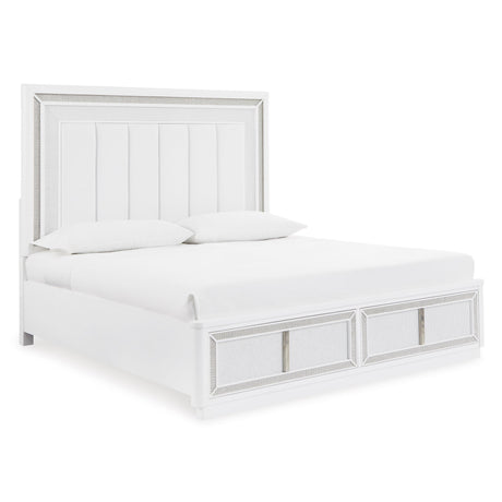  Signature Design by Ashley Chalanna B822B4 King Upholstered Storage Bed IMAGE 1