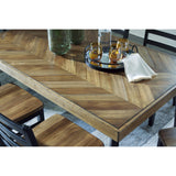  Signature Design by Ashley Blondon D413-425 Rectangular Dining Room Table Set IMAGE 12