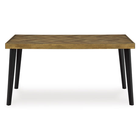  Signature Design by Ashley Blondon D413-425 Rectangular Dining Room Table Set IMAGE 3