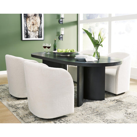  Signature Design by Ashley Rowanbeck D821-25 Oval Dining Room Table IMAGE 8