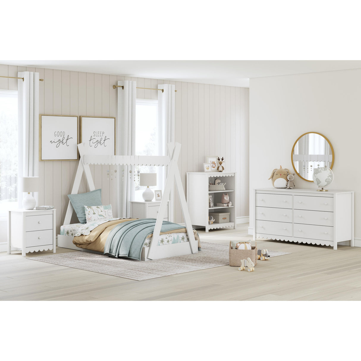  Signature Design by Ashley Hallityn EB1810-121 Twin Tent Complete Bed in Box IMAGE 8