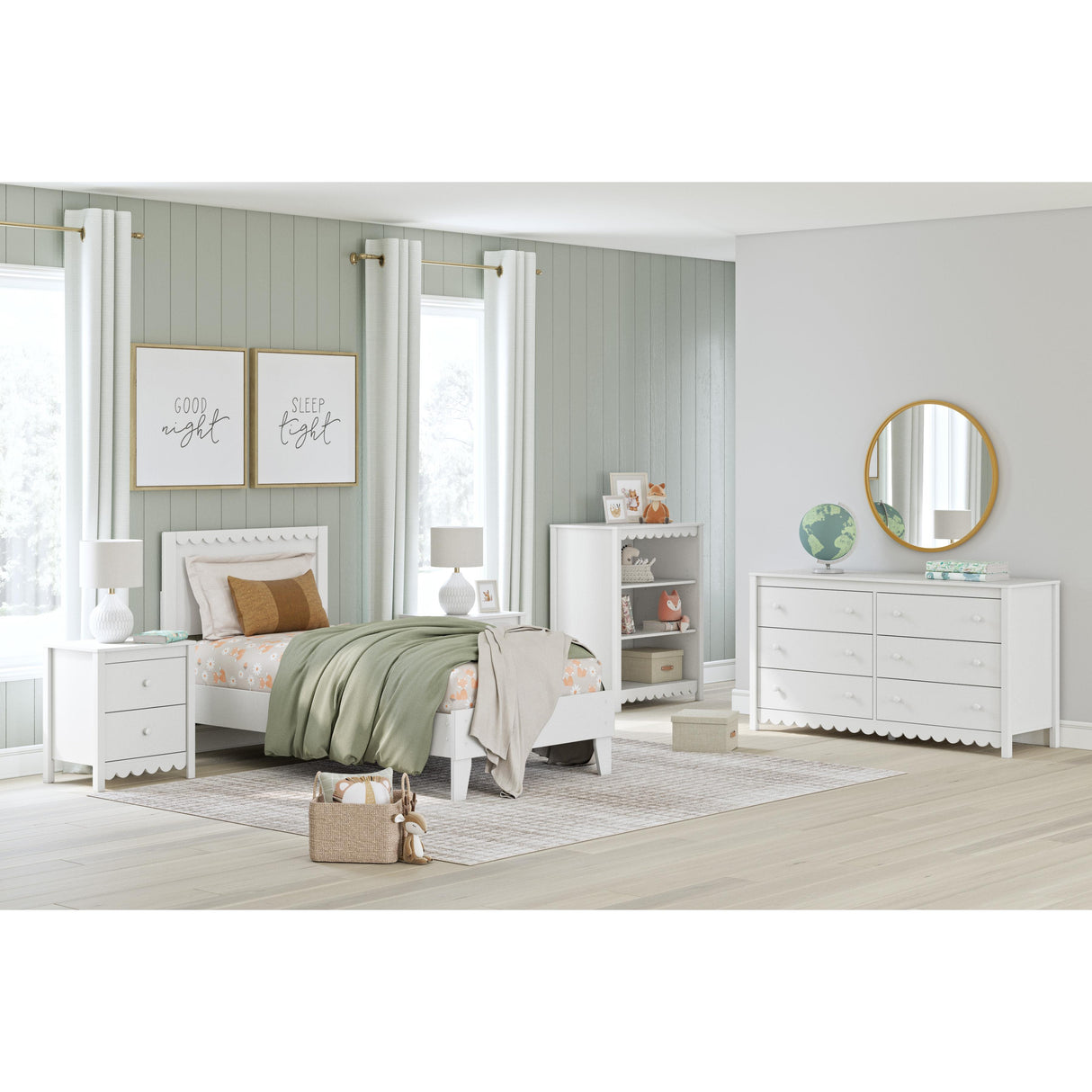  Signature Design by Ashley Hallityn EB1810B1 Twin Panel Platform Bed IMAGE 8