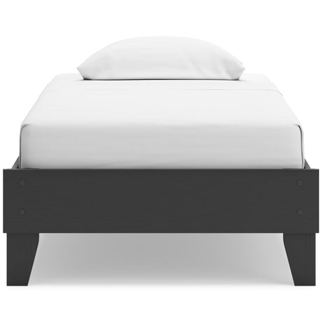  Signature Design by Ashley Socalle EB1865-111 Twin Platform Bed IMAGE 2