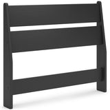  Signature Design by Ashley Socalle EB1865-155 Twin Panel Headboard IMAGE 1