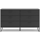  Signature Design by Ashley Socalle EB1865-231 Six Drawer Dresser IMAGE 3