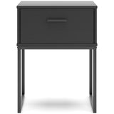  Signature Design by Ashley Socalle EB1865-291 One Drawer Night Stand IMAGE 2