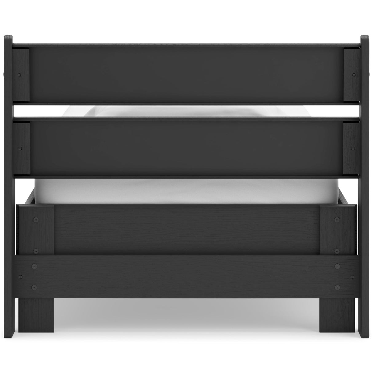  Signature Design by Ashley Socalle EB1865B1 Twin Panel Platform Bed IMAGE 4