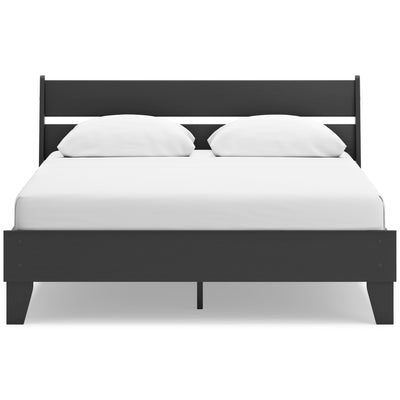  Signature Design by Ashley Socalle EB1865B3 Queen Panel Platform Bed IMAGE 1