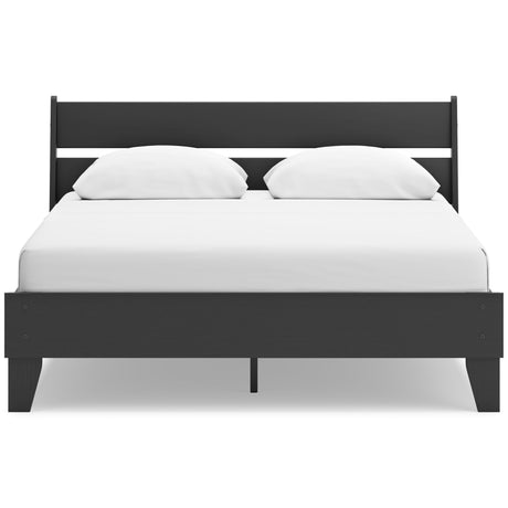  Signature Design by Ashley Socalle EB1865B3 Queen Panel Platform Bed IMAGE 1