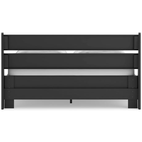  Signature Design by Ashley Socalle EB1865B3 Queen Panel Platform Bed IMAGE 3