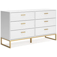  Signature Design by Ashley Socalle EB1867-231 Six Drawer Dresser IMAGE 1