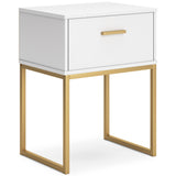 Signature Design by Ashley Socalle EB1867-291 One Drawer Night Stand IMAGE 1