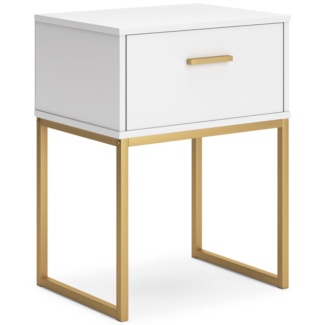  Signature Design by Ashley Socalle EB1867-291 One Drawer Night Stand IMAGE 1