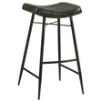  Coaster Furniture Bayu 109259 Leather Upholstered Bar Stool - Espresso IMAGE 1