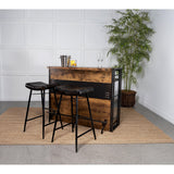  Coaster Furniture Bayu 109259 Leather Upholstered Bar Stool - Espresso IMAGE 5