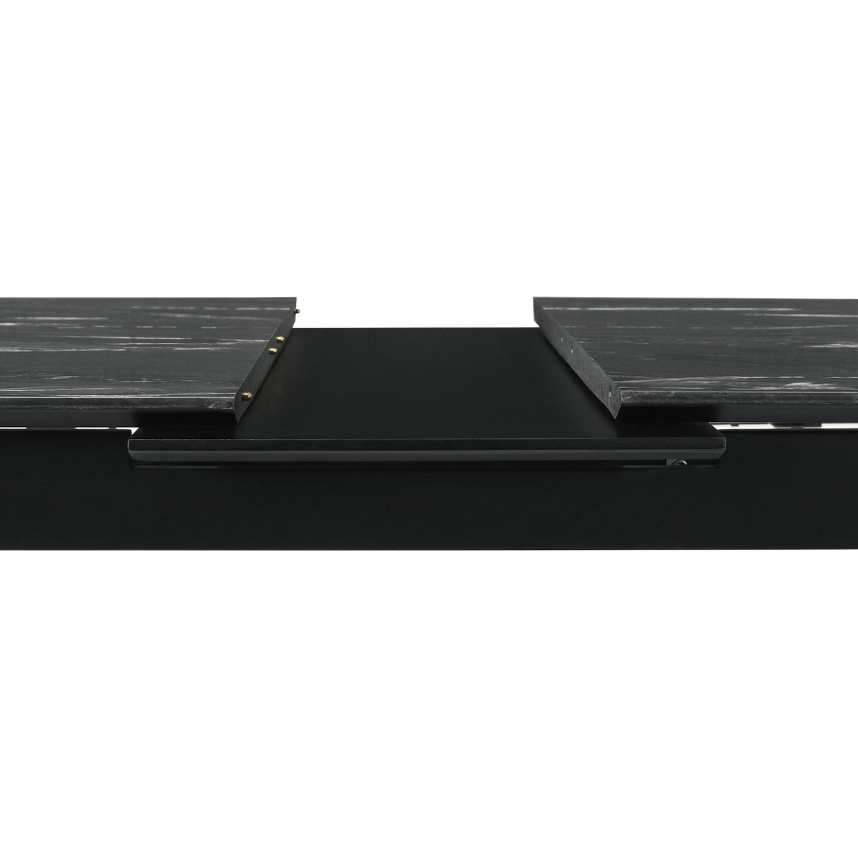  Coaster Furniture Crestmont 121251 78-inch Extension Dining Table - Black Faux Marble IMAGE 8