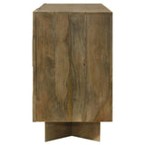  Coaster Furniture Tyler 130515 3-door Solid Wood Sideboard Buffet Cabinet - Mango Brown IMAGE 7