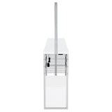  Coaster Furniture Risley 182798 2-door Circular LED Home Bar Cabinet - White High Gloss IMAGE 17