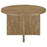  Coaster Furniture Jamestown 183021 Round 47-inch Composite Wood Dining Table - Mango IMAGE 3