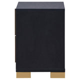  Coaster Furniture Marceline 222832 2-Drawer Nightstand - Black IMAGE 5