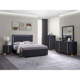  Coaster Furniture Marceline 222833 6-Drawer Dresser - Black IMAGE 11