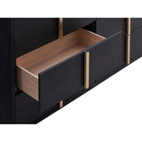  Coaster Furniture Marceline 222833 6-Drawer Dresser - Black IMAGE 12