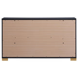  Coaster Furniture Marceline 222833 6-Drawer Dresser - Black IMAGE 7