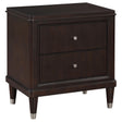  Coaster Furniture Emberlyn 223062 2-Drawer Nightstand - Brown IMAGE 1