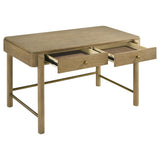  Coaster Furniture Arini 224307 2-Drawer Vanity Desk Makeup Table - Sand Wash IMAGE 2