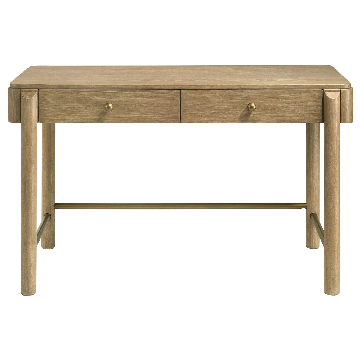  Coaster Furniture Arini 224307 2-Drawer Vanity Desk Makeup Table - Sand Wash IMAGE 3