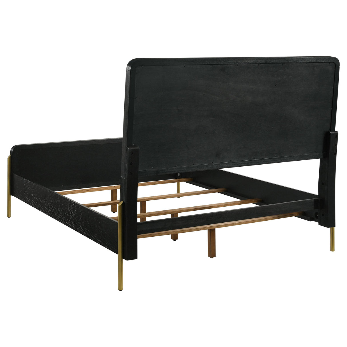  Coaster Furniture Arini 224330KE Rattan Eastern King Panel Bed - Black and Natural IMAGE 4