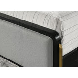  Coaster Furniture Arini 224331Q Upholstered Queen Panel Bed - Black and Grey IMAGE 7
