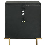  Coaster Furniture Arini 224332 3-Drawer Nightstand - Black IMAGE 7