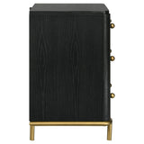  Coaster Furniture Arini 224332 3-Drawer Nightstand - Black IMAGE 9