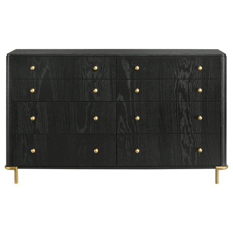  Coaster Furniture Arini 224333 8-Drawer Dresser - Black IMAGE 3