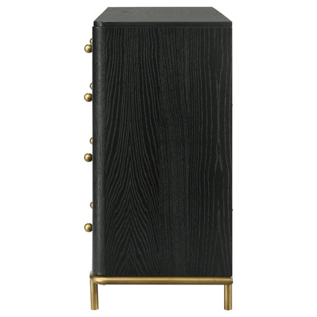  Coaster Furniture Arini 224333 8-Drawer Dresser - Black IMAGE 5