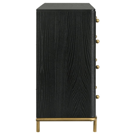  Coaster Furniture Arini 224333 8-Drawer Dresser - Black IMAGE 9