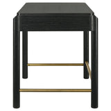  Coaster Furniture Arini 224337 2-Drawer Vanity Desk Makeup Table - Black IMAGE 6