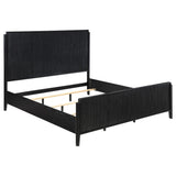  Coaster Furniture Brookmead 224711KE Wood Eastern King Panel Bed - Black IMAGE 1